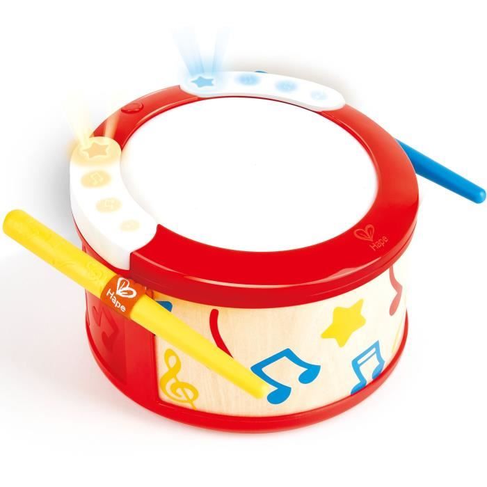 HAPE Tambour lumineux avec apprentissage interactif