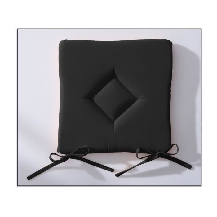 Galette de chaise 40x40 cm today réglisse