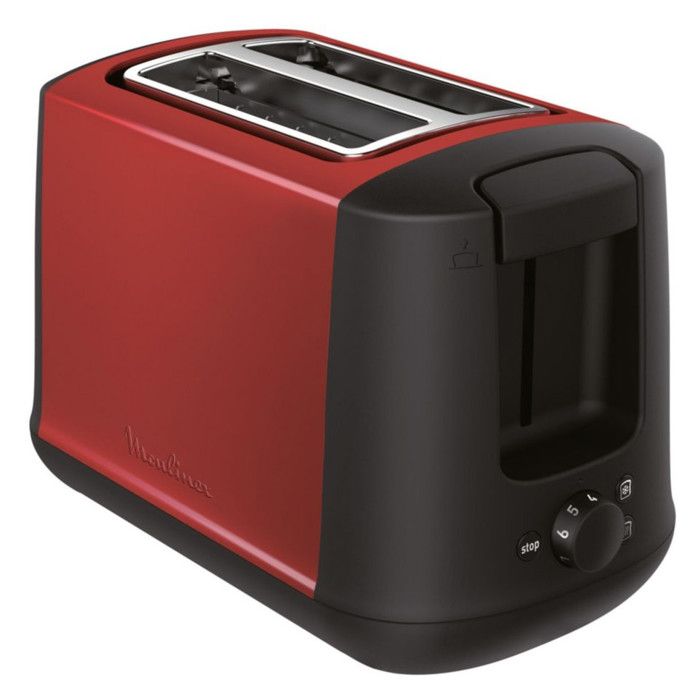 MOULINEX - Grille pain toaster 2 fentes 7 positions Subito rouge