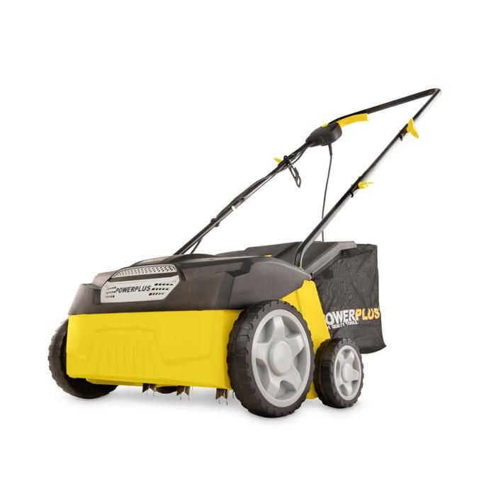 Powerplus Scarificateur Gazon Électrique POWXG7513 - 1400 W et , 320 mm Ø, 2-en-1 Aérateur et Scarificateur Électrique