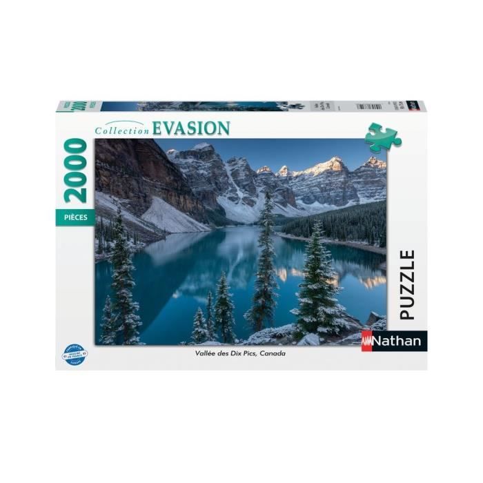 Nathan - Puzzle 2000 pièces - Vallée des Dix Pics, Canada