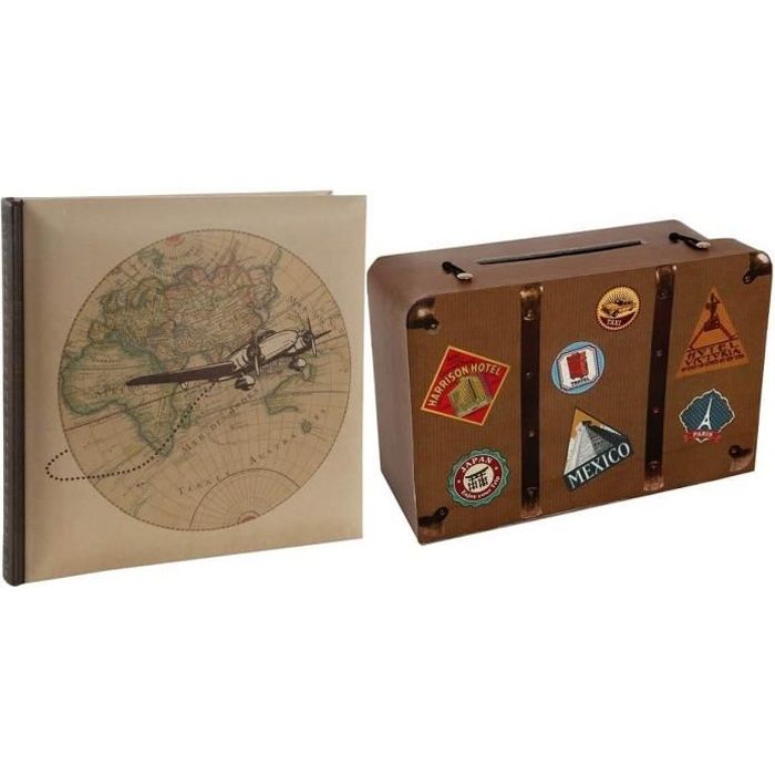 1 Pack urne et livre d'or voyage REF/4856-4808