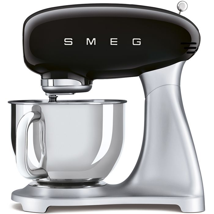 Smeg - robot sur socle 4,8l 800w noir - smf02bleu