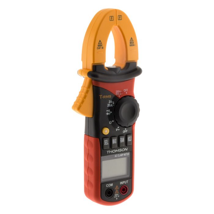 THOMSON Pince ampèremétrique autocalibrée - 6 fonctions CAT III 600V