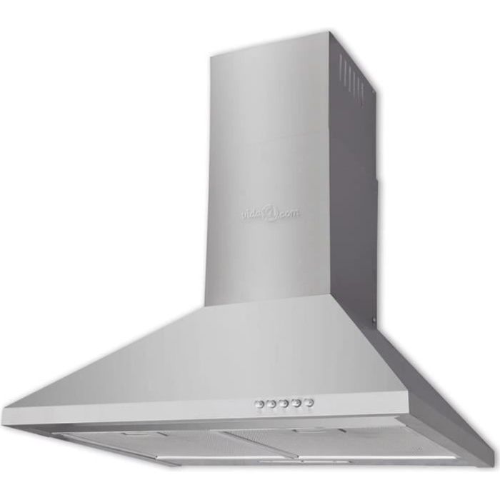 906950 Hotte aspirante de luxe silencieuse - Hotte Acier inoxydable 600 mm Meuble d'excellent