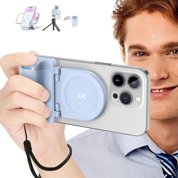 JJC 67mm support d'adaptateur de filtre d'objectif de téléphone magnétique pour iPhone 17 Pro Max 16 15 14 Pro Max anneau de filtre d'objectif avec support de chaussure oide