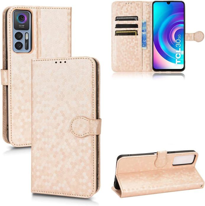 YQINHHME Coque Pour TCL 60 5G (6.67") Avec Verre Trempé Protecteur D'écran, Transparent Antichoc Et Anti-Rayures Case Souple Silicone TPU Housse Etui Pour TCL 60 5G - Ballon Rose