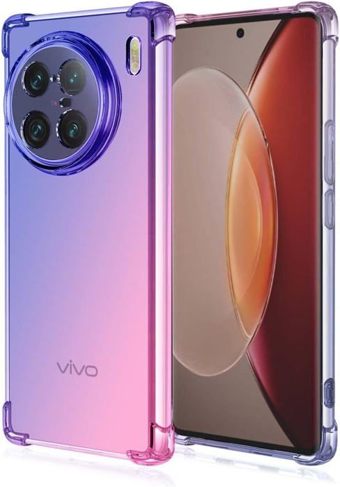 Coque Pour Xiaomi Redmi 12C / Xiaomi Poco C55, Violet Liquide Souple TPU Housse Étui Avec Trois