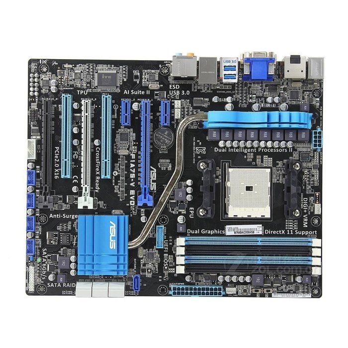 Carte mère ASUS F1A75-V EVO AMD A75 Socket FM1 4xDDR3 64GB ATX - Asus