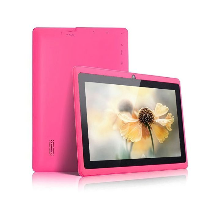 Tablette tactile 7 pouces + double caméra + WiFi – 512 Mo RAM + 8 Go ROM – légère et portable – écran tactile HD