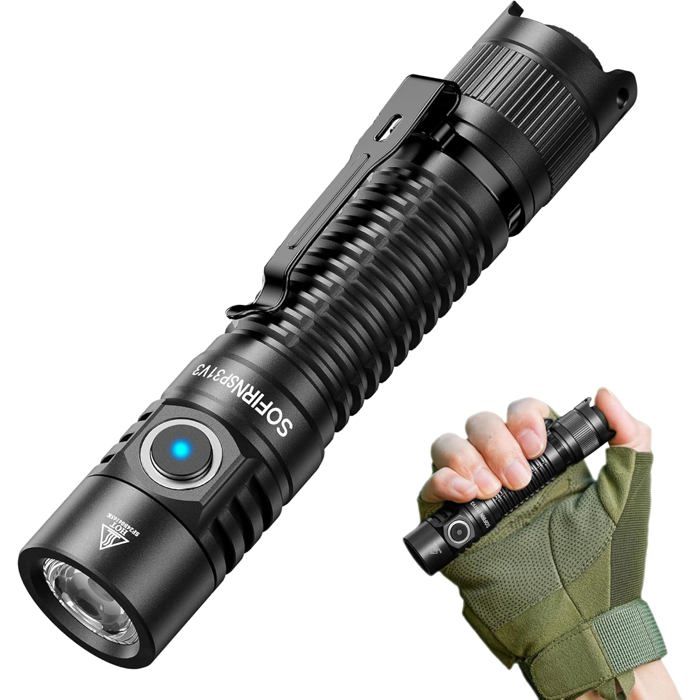 Lampe tactique rechargeable P84 : achète-la maintenant