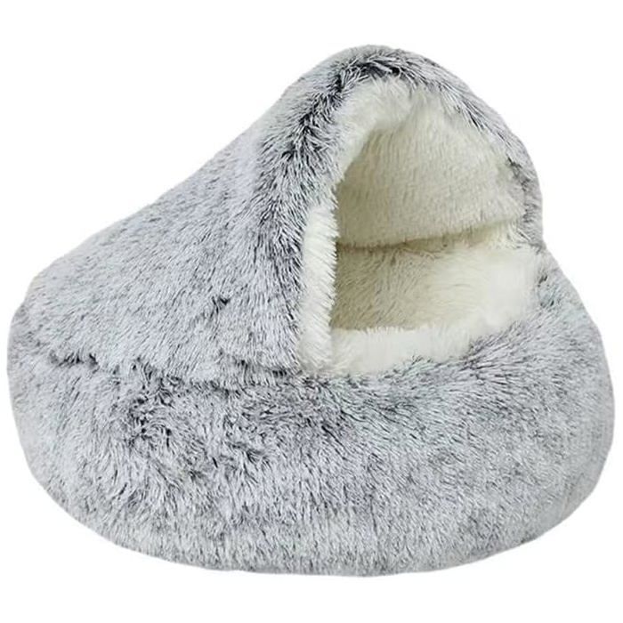 Comparer les prix de Panier pour Chien Sac Couchage Chat Nid Chaud Lit Lavable Sommeil Chat Chaton Animal Domestique Chaud Gris 40cm CORBEILLE