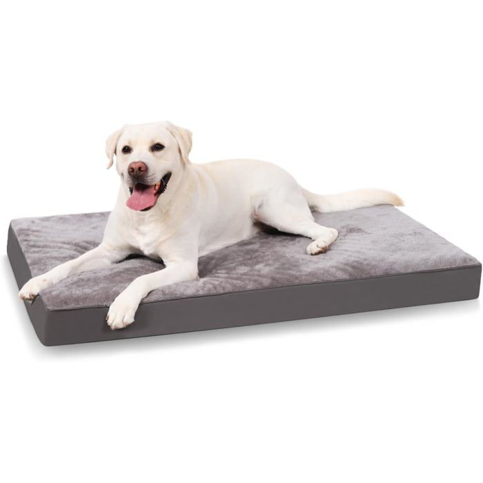 Meilleurs prix pour Panier XXL pour Chien - YSFMODE - Coussin Orthopédique - Housse Lavable - Fond Antidérapant - Gris