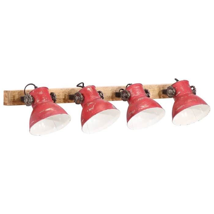 MOTHINESSTO-Lampe murale 25 W rouge délavé 90x25 cm E27