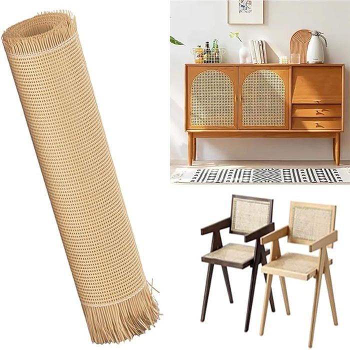 Cannage cannage rouleau pour meuble rouleau de cannage 40cm*2m matériau de vigne verte en pe imperméable et résistant aux TIGE BOIS