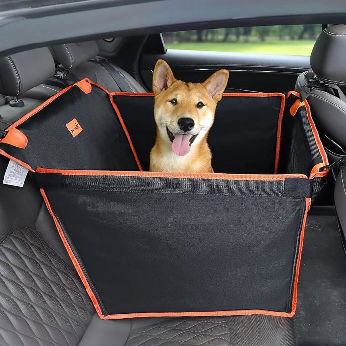 Siege Auto pour Chien (60x50x55cm) Panier Voiture Chien avec Fenêtre de Visualisation Protection Voiture M(60 x ORGANISEUR DE SIEGE