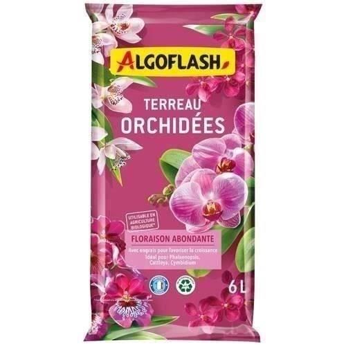 ALGOFLASH Terreau orchidées 6L /nc