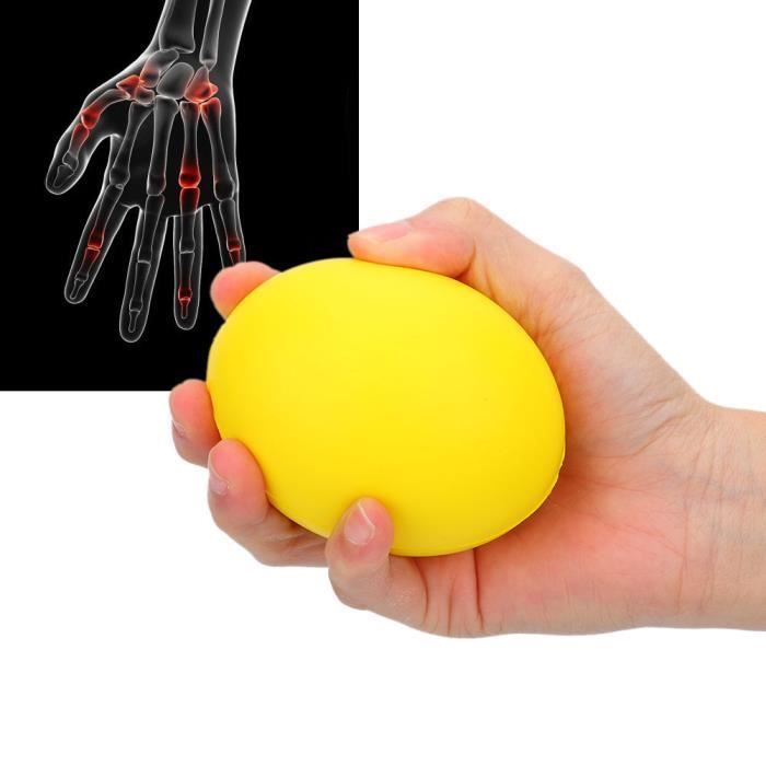Balle Anti-Stress pour Ordinateur, Balle d'Exercice pour Doigts, Massage pour Soulagement du Stress Accessoires de Sport Accessoires D'entraînement Physique pour Flexibilité Entraînement