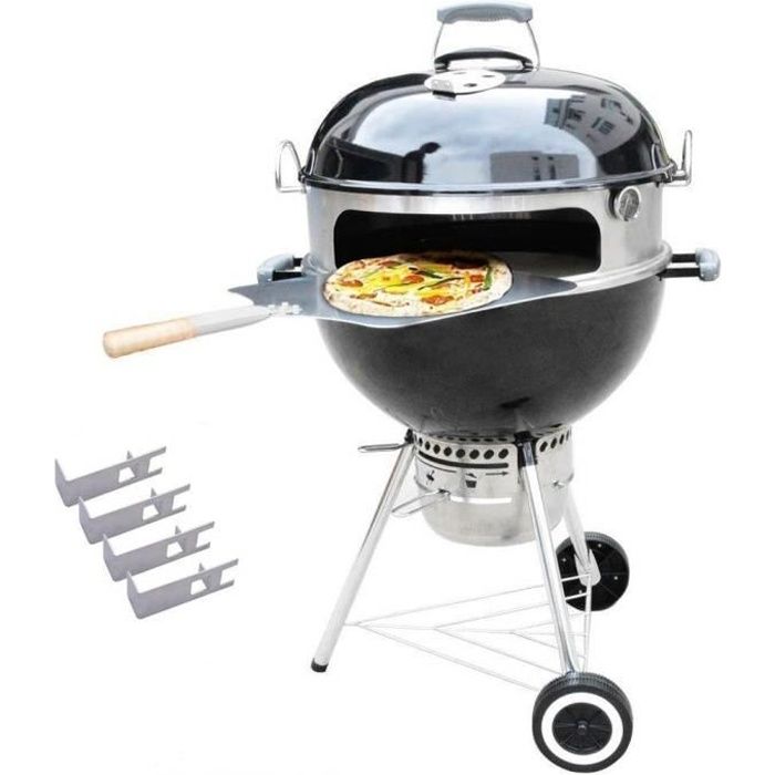 Four à Pizza INOX kit Ensemble Complet PizzaRing pour er 57 cm Pizza