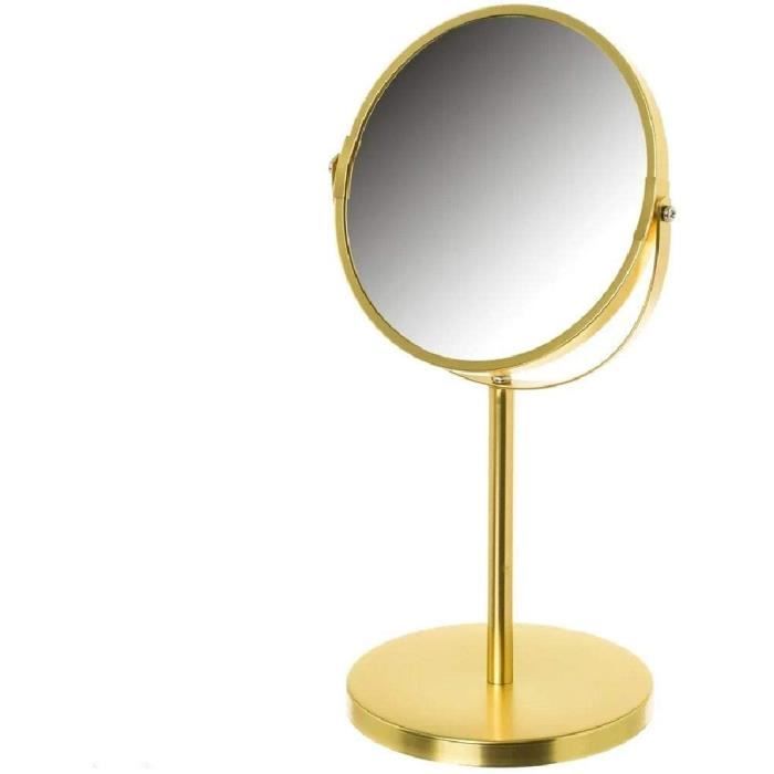Miroir De Maquillage Mural LED - Double Face 1x/10x, 3 Couleurs Lumière, Bras Extensible 360° - 2