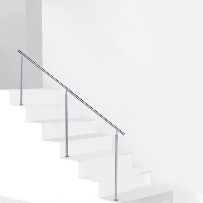 Rampe descalier en acier inoxydable 150 x 102,5 cm