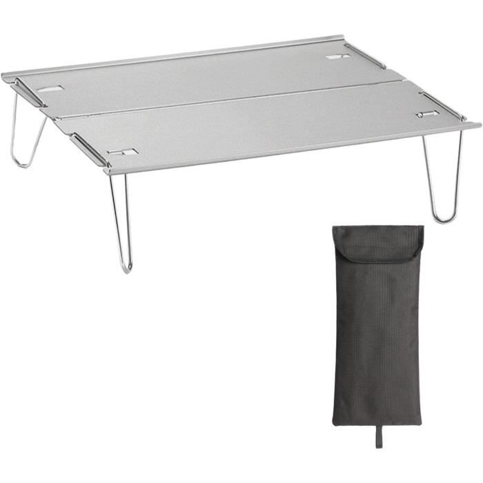 Mini Table De Camping Pliante Boundless Voyage - Alliage Alu, 15kg De Charge | Portable, Planche à Découper