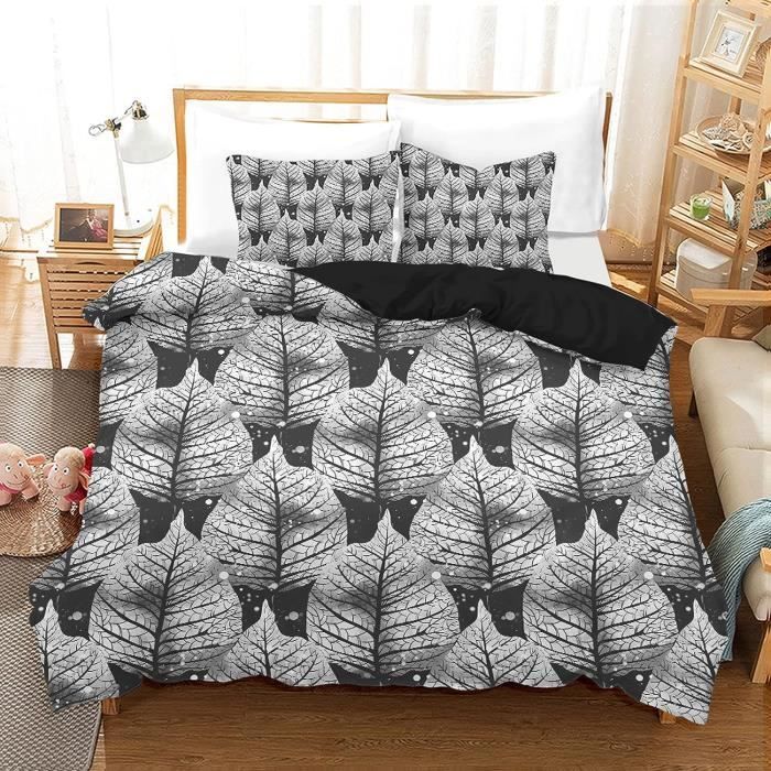 Housse de couette 220x240 cm 2 taies d'oreiller 65x65 cm Coton Inaya Housse de couette 220x240 cm 2 taies d'oreiller 65x65 cm Coton Inaya