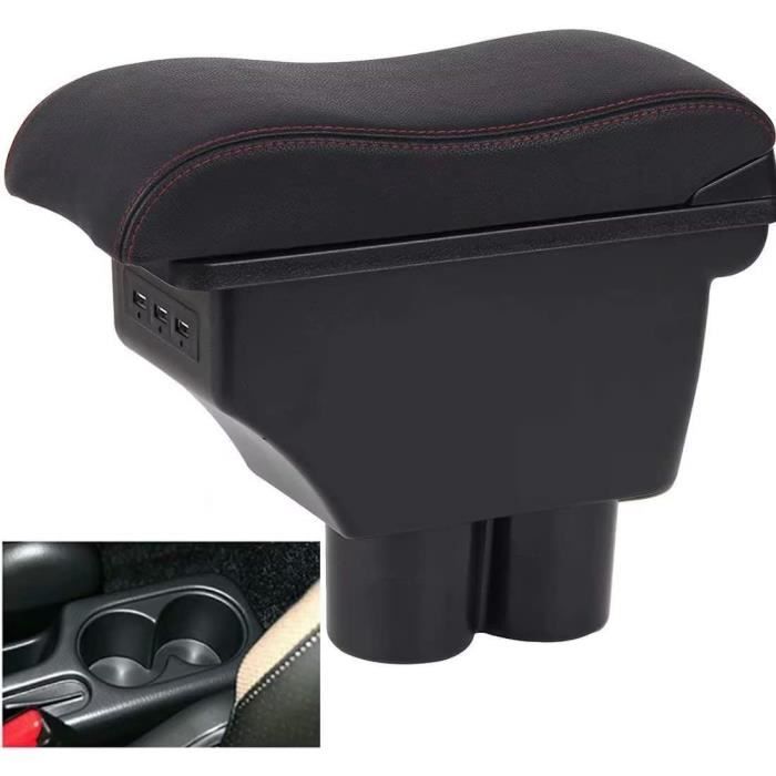 Accoudoir Réglable + Porte-Objet Pour SUZUKI JIMNY (1998-2018) - Noir, Neuf