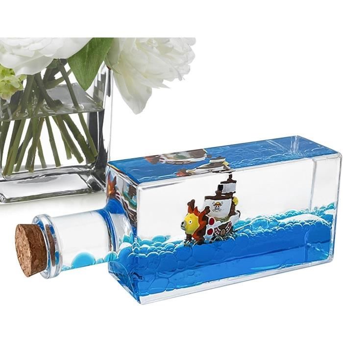 Amesor Bateau De Croisière Insubmersible – Flacon à Dérive Fluide – Déco Bureau 14,5 Cm – Ornement Flottant