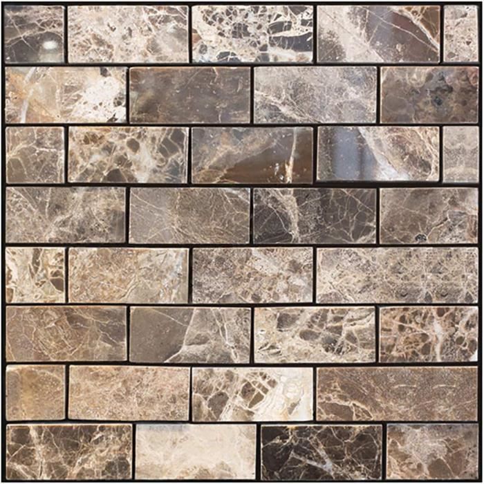 Autocollants Muraux Carreaux De Sol - Lot De 24, Vinyle, 20,3 Cm, Doré/Noir, Pour Salle De Bain Et Cuisine