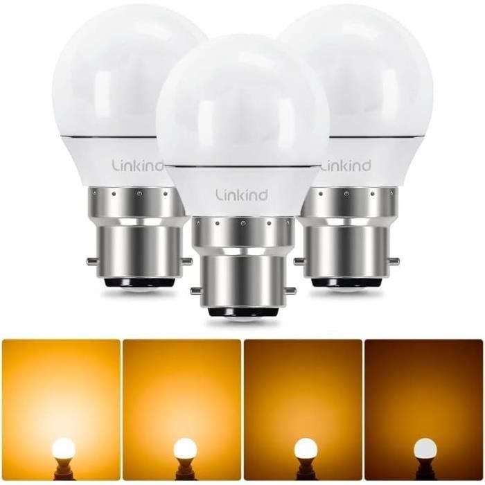 Lampes LED dimmables à culot à vis ou baïonnette