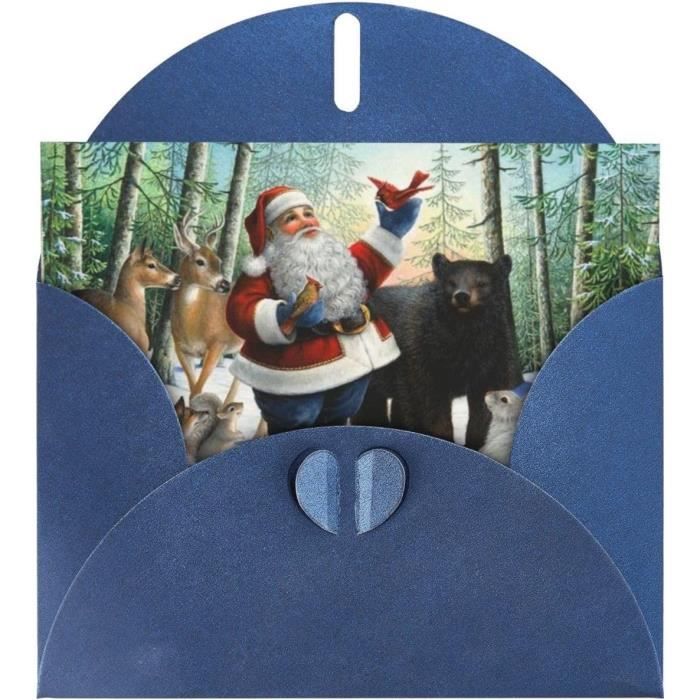 Carte Noel Pop-Up 3D Avec Enveloppe, Cartes De Vœux Festives