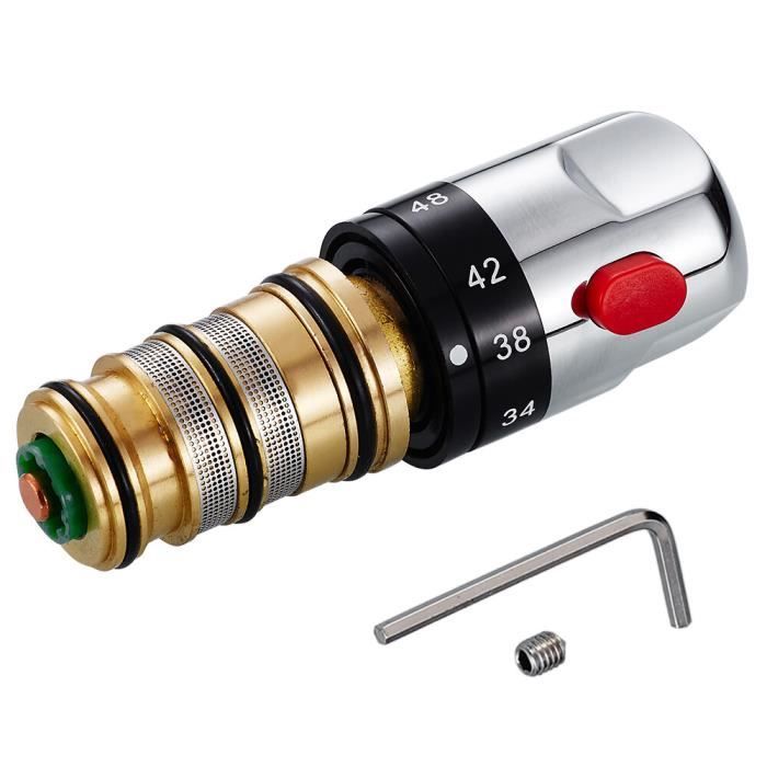 Tyenaza Vanne De Mélange Thermostatique, G1/2 Vanne De Mélange D'eau
