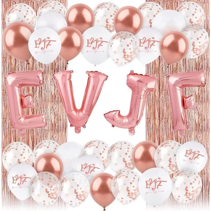 Evjf Decoration Ballon, Bride To Be Decoration, Evjf Ballons, Rose Gold