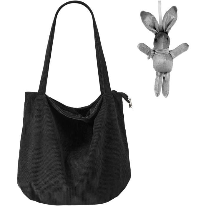 Saint Laurent: Sac Bandoulière Velours Noir