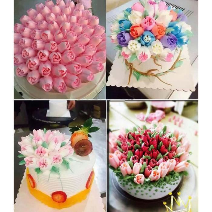 57 Pcs Russe Fleur Glacage Piping Gateau Decoration Nozzles Conseils De Cuisson Kit Outils Jeffrey 525 Yl Cdiscount Maison