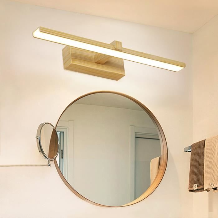 Couleur : Warm White 35cm Denuo En Nordic LED Lampe murale en bois massif Escalier Salle de bain Salle de bain Miroir Lampe avant Chambre Lampe de chevet Lampe murale Lampe japonaise 