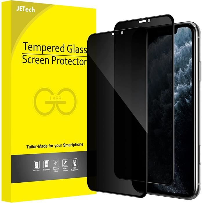 Protection D'écran Anti-Espion Pour IPhone 11 Pro-X-XS 5,8 Pouces, Couverture Complète Film En Verre Trempé, Compatible [264] - Téléphonie