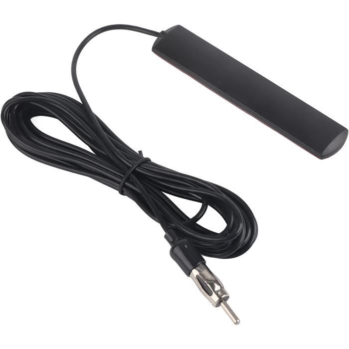 Antenne Voiture Universelle 28 Cm - Réception FM/AM, Caoutchouc Souple, Vis M4 M5 M6 Incluses - 12