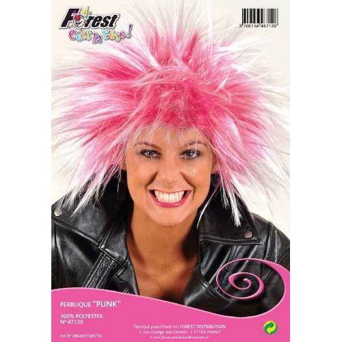 Perruque punk rose deals