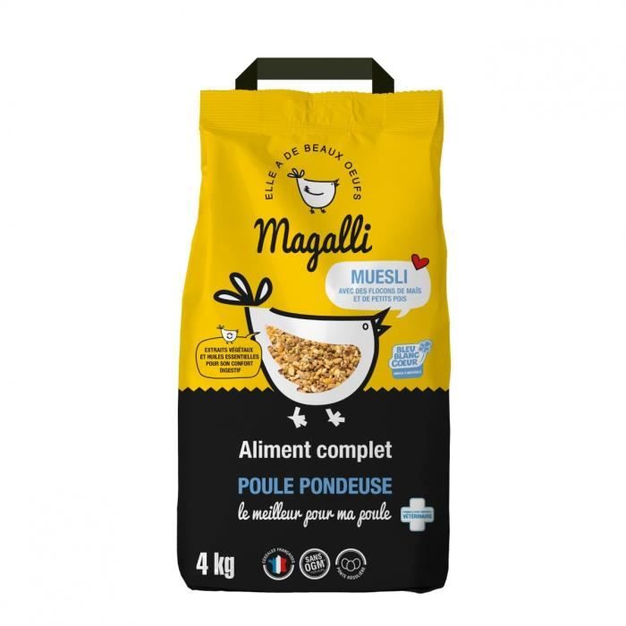 Meilleurs prix pour Mélange Poule Pondeuse Muesli Bleu-blanc-cœur 15kg - Magalli