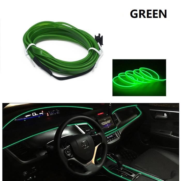 Lampe d'ambiance RGB LED, lumière néon froide pour voiture, pour