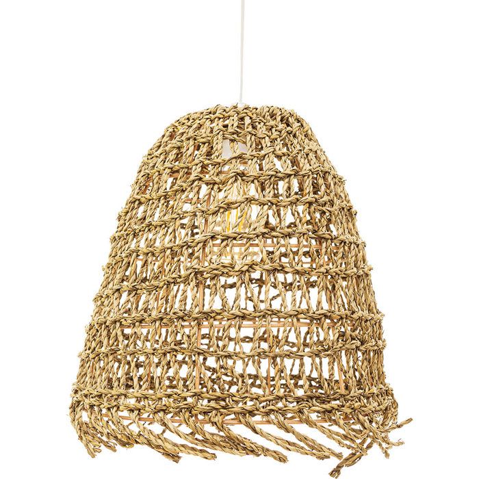 Lampe suspendue boho Bali en rotin naturel - Chiwa Bois naturel