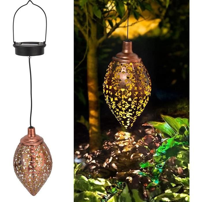 Lampes solaires d'extérieur, lampes décoratives de jardin étanches
