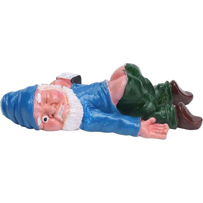 7 Figurines Nains De Jardin - Résine Colorée - Décoration Extérieure Ou Intérieure - Xlwen