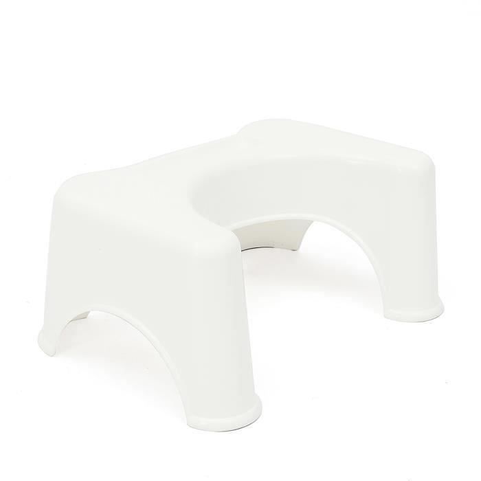 Tabouret Marchepied Toilette Wc Rehausseur Banc De Siege Adult Enfant Salle De Bain Maison Antiderapant Blanc My Cdiscount Bricolage