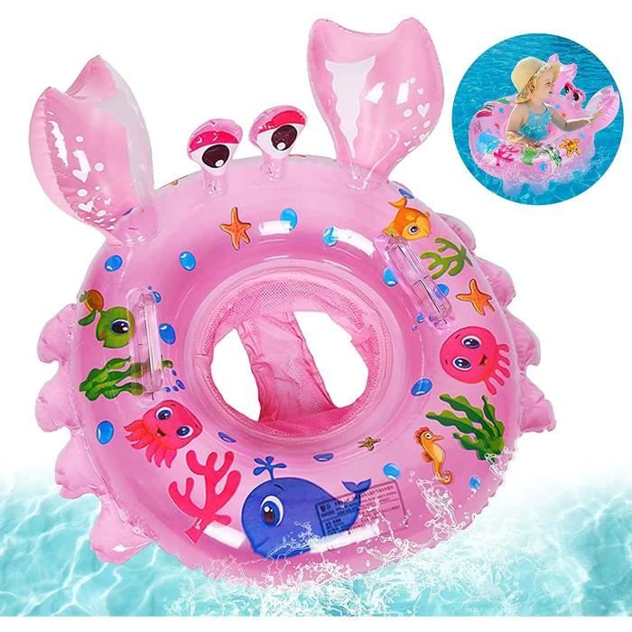 Siège De Natation Gonflable Pour Bébé – Anneau Flotteur Avec Assise – 0-3 Ans