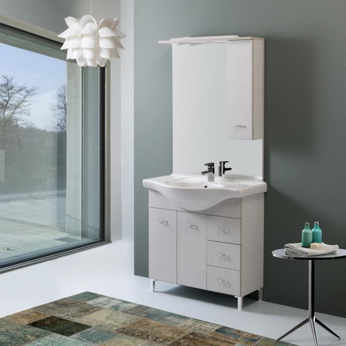 Salle De Bain Meuble De 85 Cm Modele Perla En Promenade Achat
