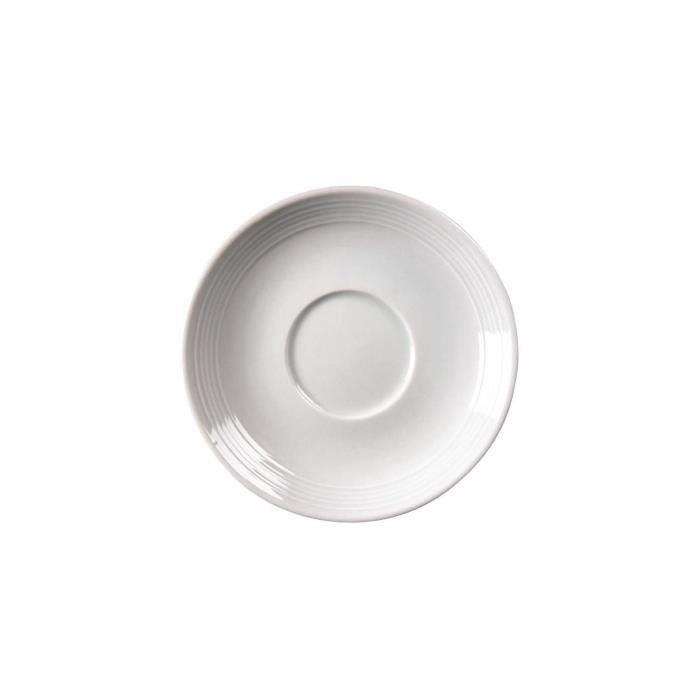 Olympia Lot De 12 Tasses à Expresso Blanches 85ml - Vaisselle Café Résistante Vaisselle Café Expresso