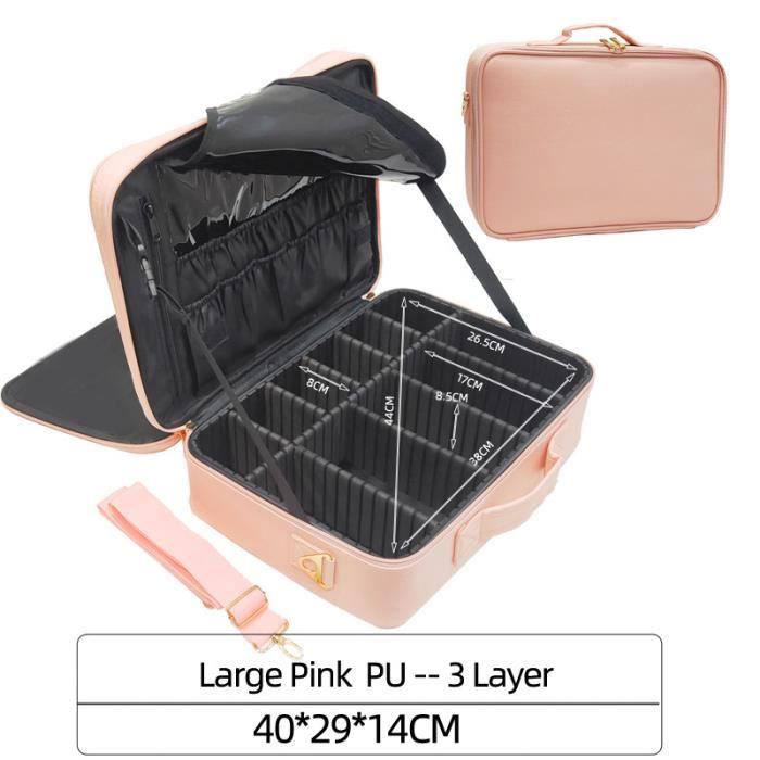 Trousse De Toilette Ted Baker, Grande Capacité, Noir élégant, Idéale Pour Le Maquillage Ou Les Voyages